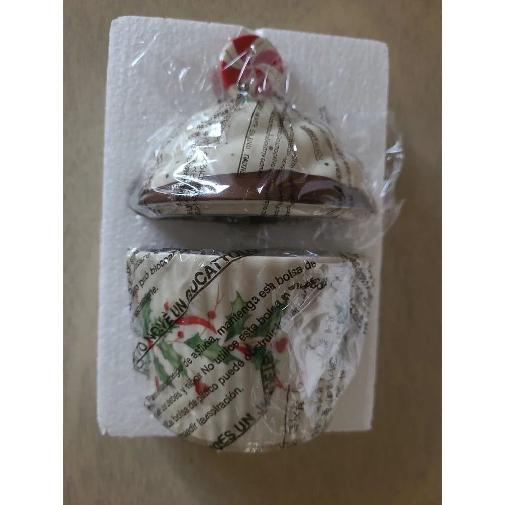 Lenox Hosting the Holidays Cupcake Covered Candy Dish Christmas New